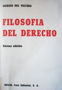 Filosofía del Derecho