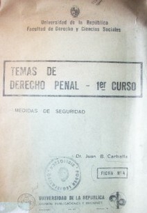 Medidas de seguridad