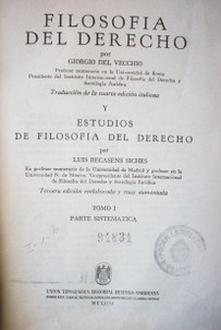 Filosofía del Derecho