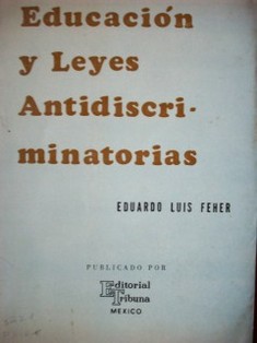 Educación y leyes antidiscriminatorias