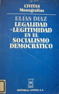 Legalidad-legitimidad en el socialismo democrático