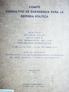 Comité consultivo de emergencia para la defensa política