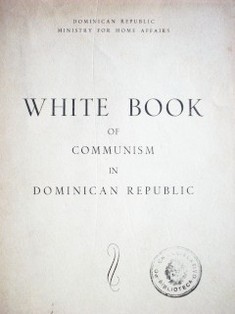White book of communism in Dominican Republic