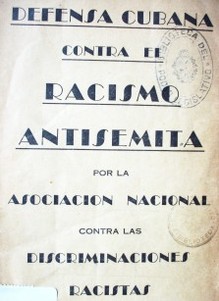 Defensa cubana contra el racismo antisemita