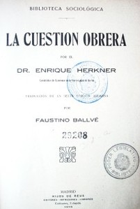 La cuestión obrera