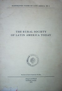 The rural society of Latin America today