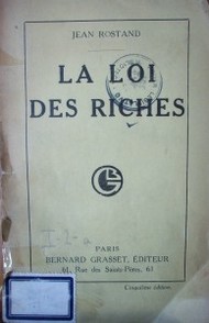 La loi des riches