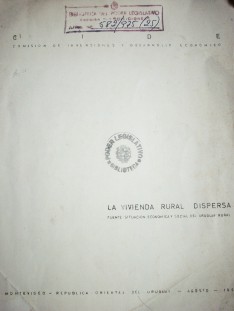 La vivienda rural dispersa