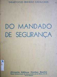 Do mandado de segurança