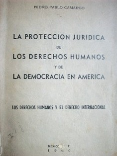 La protección jurídica de los derechos humanos y de la democracia en América