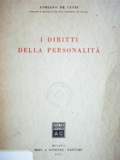 I diritti della personalità