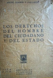 Los derechos del hombre, del ciudadano y del Estado