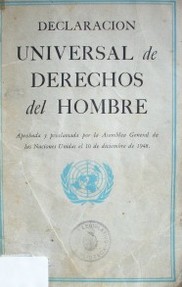 Declaración Universal de Derechos del Hombre