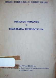 Derechos humanos y democracia representativa