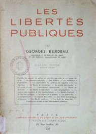 Les libertés publiques