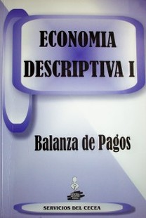 Balanza de pagos : [Economía Descriptiva I]