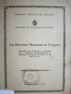 Los derechos humanos en el Uruguay