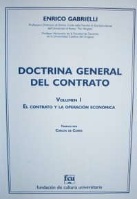 Doctrina general del contrato