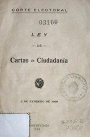 Ley de Cartas de Ciudadanía : 2 de febrero de 1928