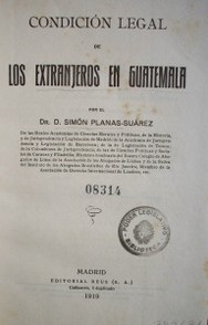 Condición legal de los extranjeros en Guatemala