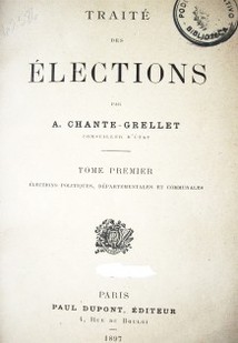 Traité des élections