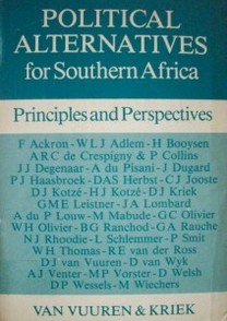 Political alternatives for Southern Africa : principles and perspectives