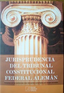 Jurisprudencia del Tribunal Constitucional Federal Alemán