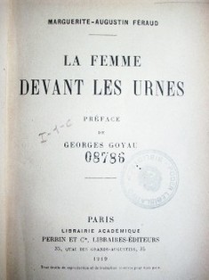 La femme devant les urnes