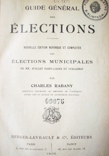 Guide général des élections
