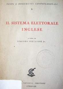 Il sistema elettorale inglese