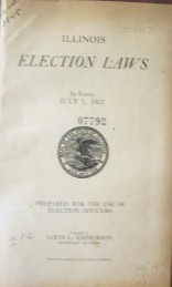 Election laws : prepared for the use of election officers