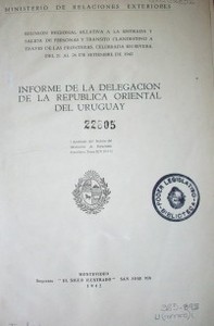 Informe de la delegación de la República Oriental del Uruguay