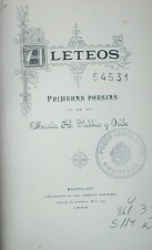 Aleteos : primeras poesías