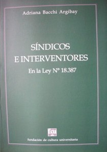 Síndicos e interventores en la Ley Nº 18.387