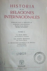 Historia de las Relaciones Internacionales