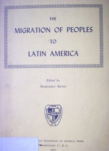 The migration of peoples to Latin America