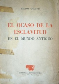 El ocaso de la esclavitud en el mundo antiguo