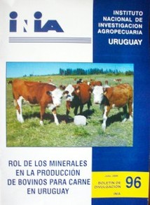 Rol de los minerales en la producción de bovinos para carne en Uruguay