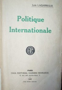 Politique internationale