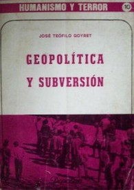 Geopolítica y subversión