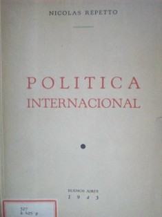 Política internacional