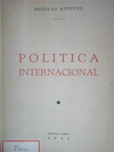 Política internacional