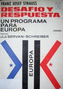 Desafío y respuesta : un programa para Europa