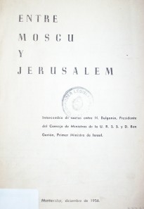 Entre Moscu y Jerusalem