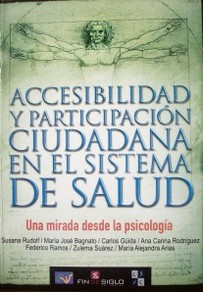 Accesibilidad y participación ciudadana en el sistema de salud : una mirada desde la psicología