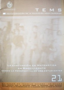 La evaluación en matemática en bachillerato desde la perspectiva de las expectativas de los estudiantes