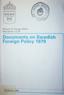 Documents on swedish foreigb policy 1979