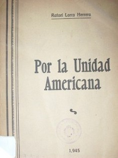 Por la unidad americana