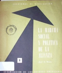 La marcha social y política de la Alianza