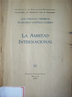 La amistad internacional